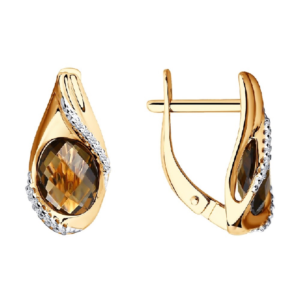 724167 Серьги (Au 585)