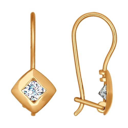 027174 Серьги (Au 585)