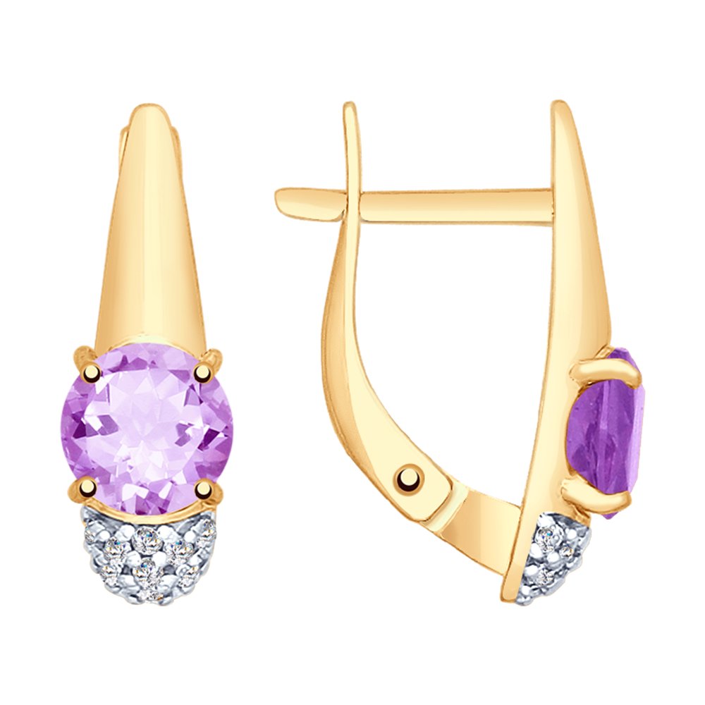 725370 Серьги (Au 585)