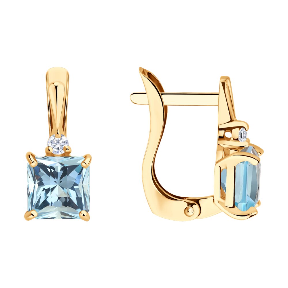 729032 Серьги (Au 585)