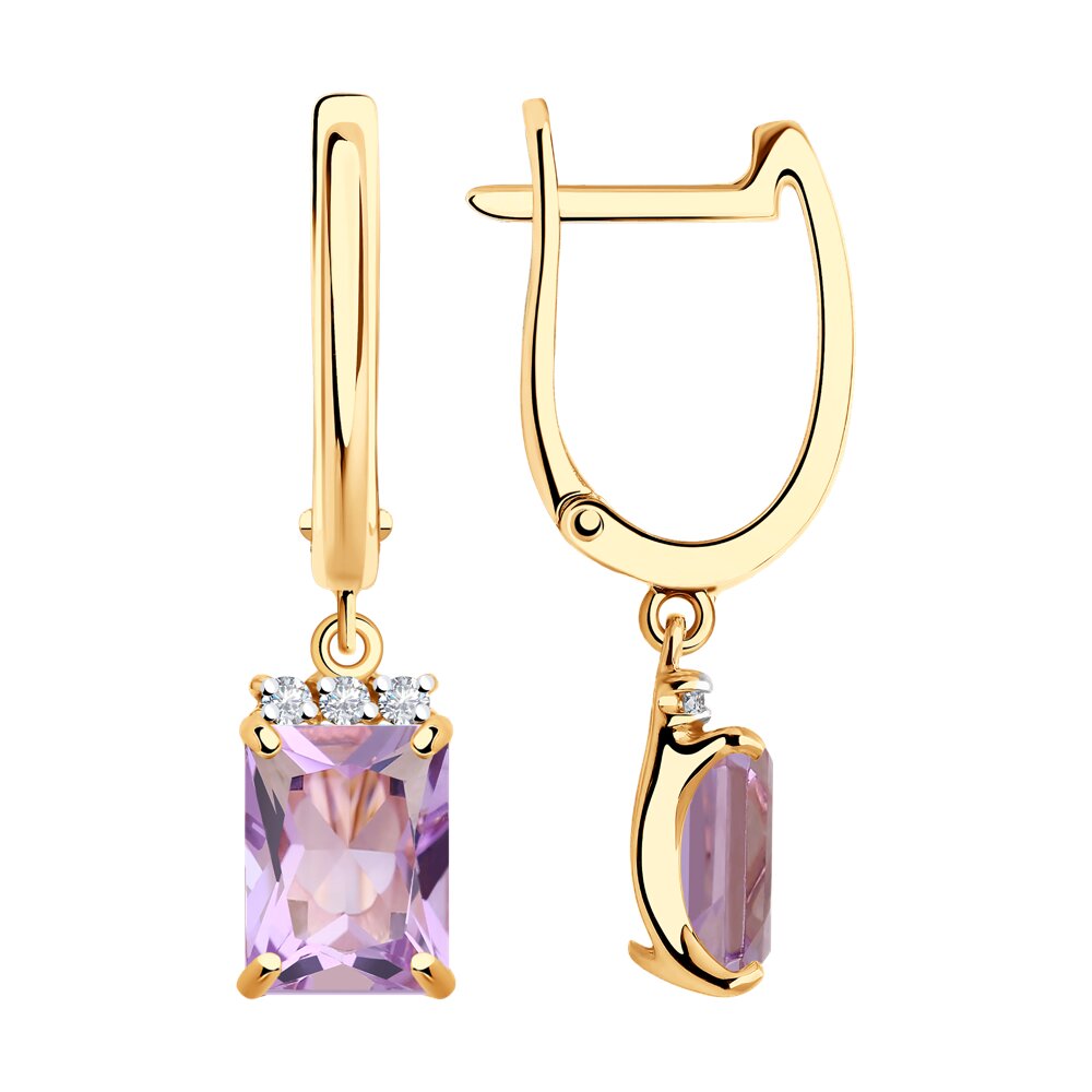 727501 Серьги (Au 585)