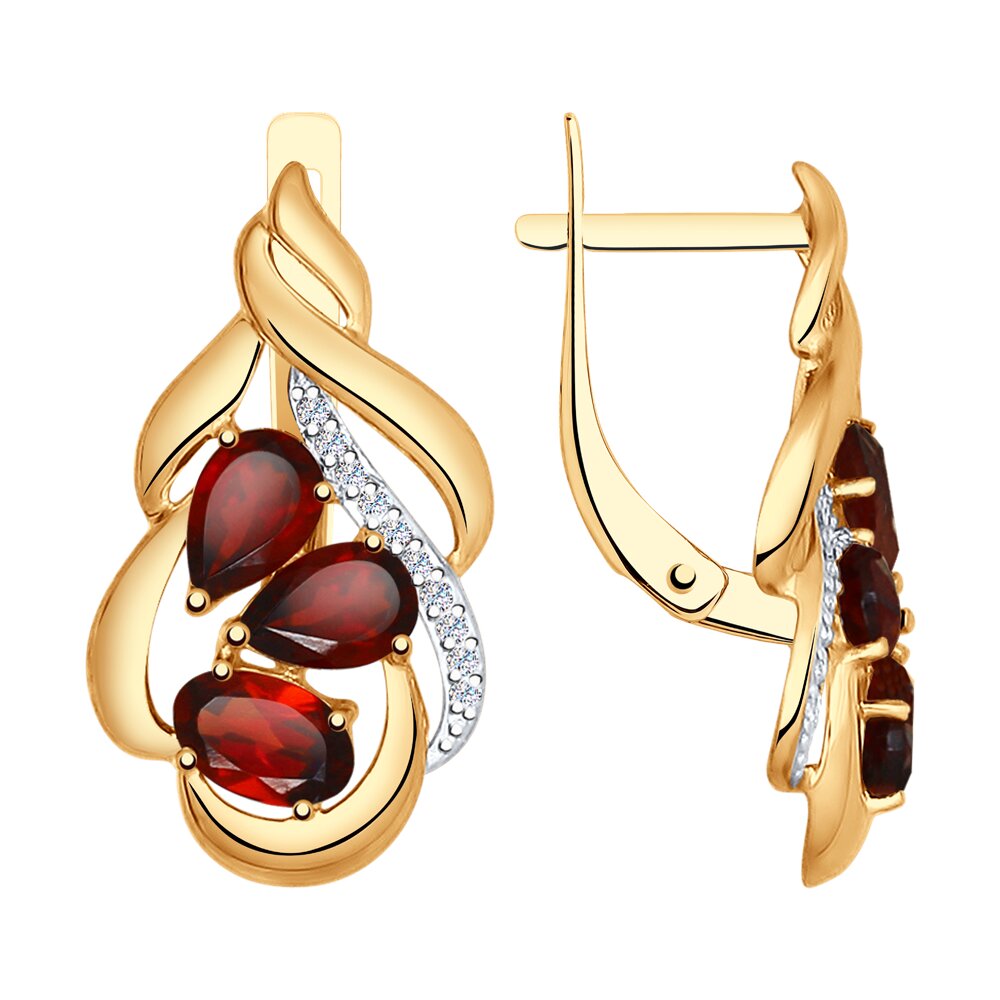 724987 Серьги (Au 585)