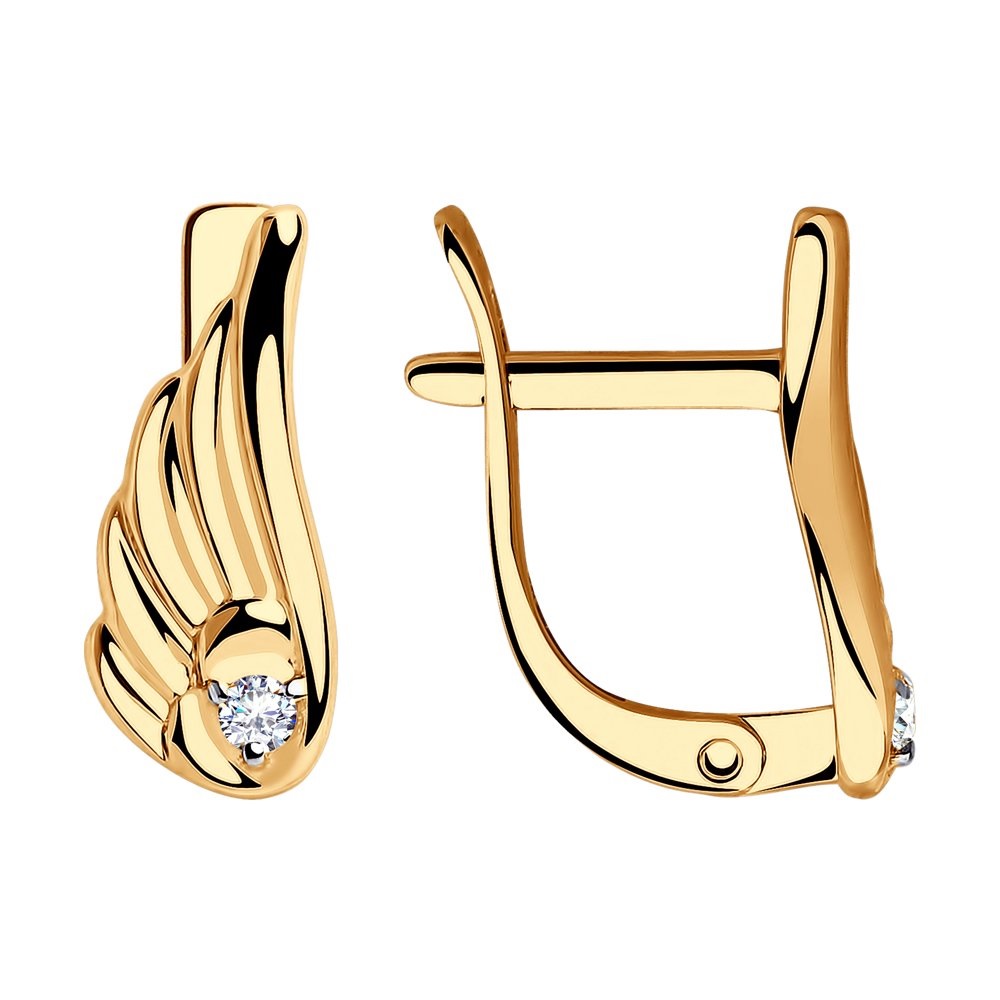 028261 Серьги (Au 585)