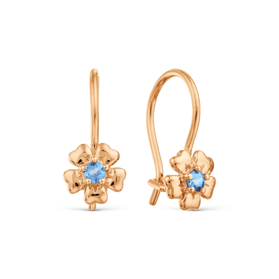 Т10202Б233-01 Серьги (Au 585)