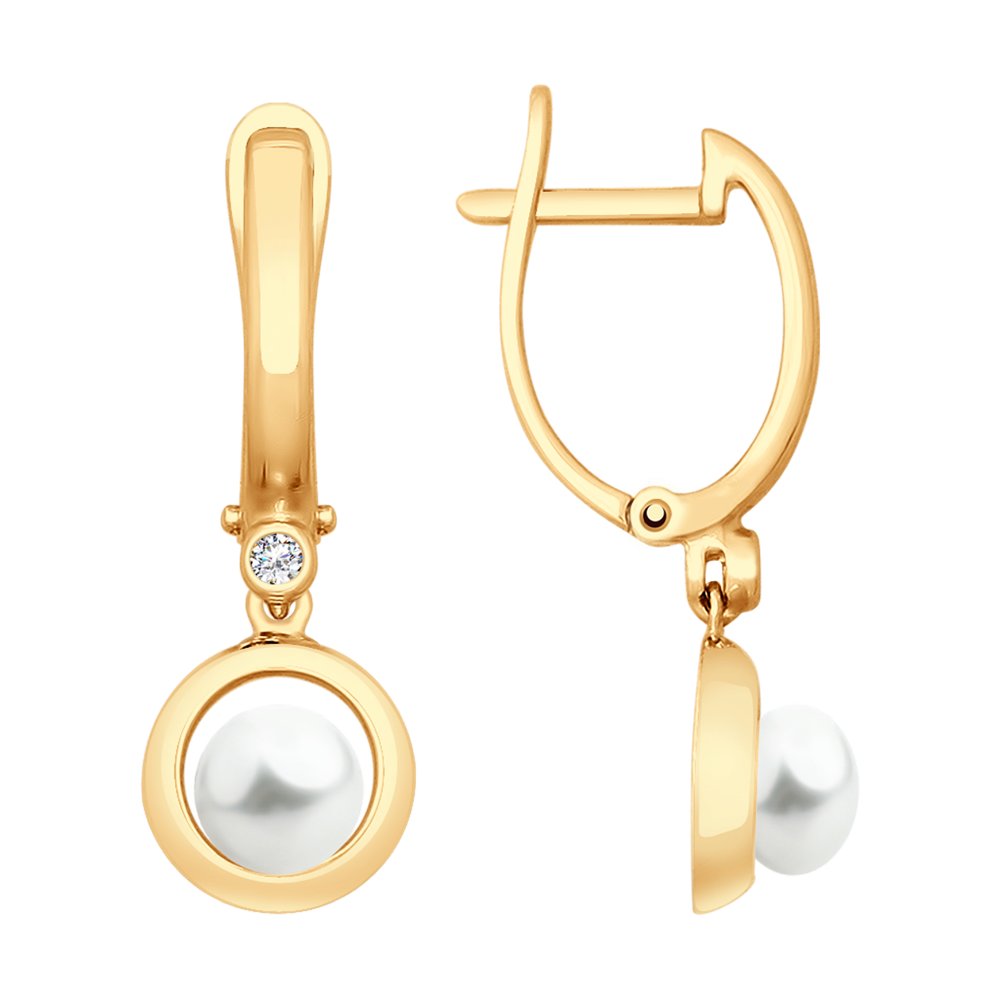 792089 Серьги (Au 585)