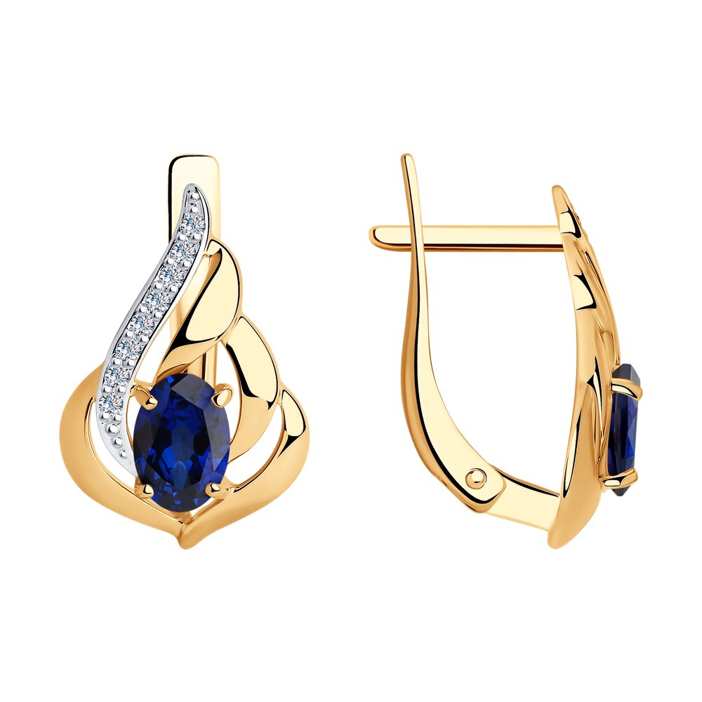 724793 Серьги (Au 585)