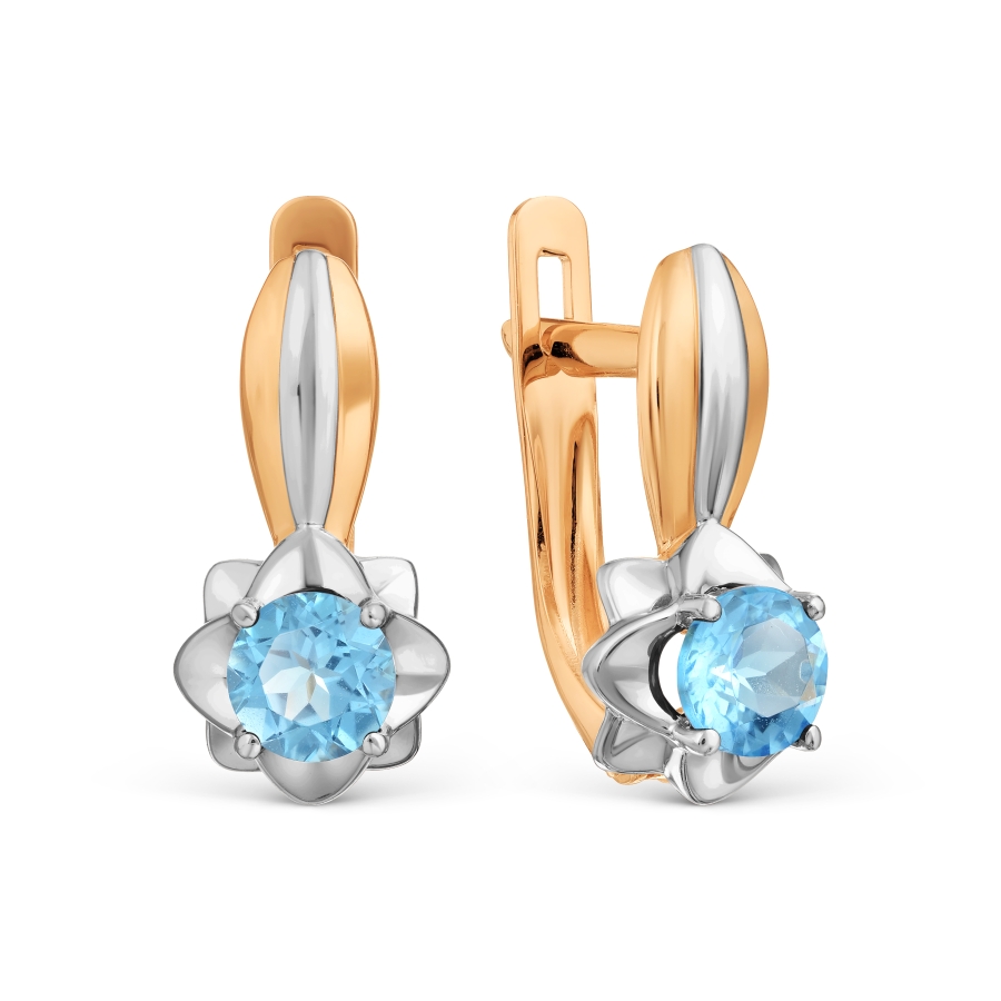 Т14102Б172 Серьги (Au 585)