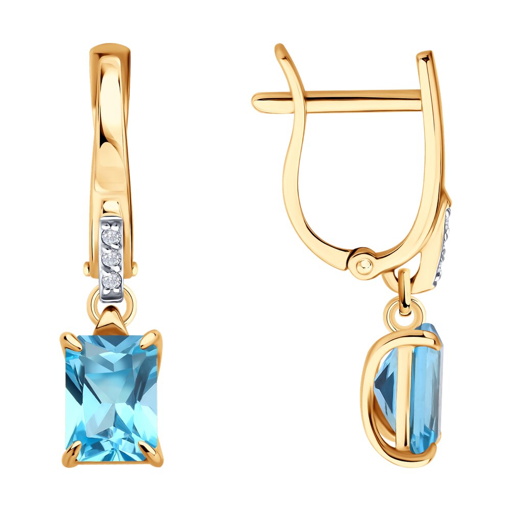 729029 Серьги (Au 585)