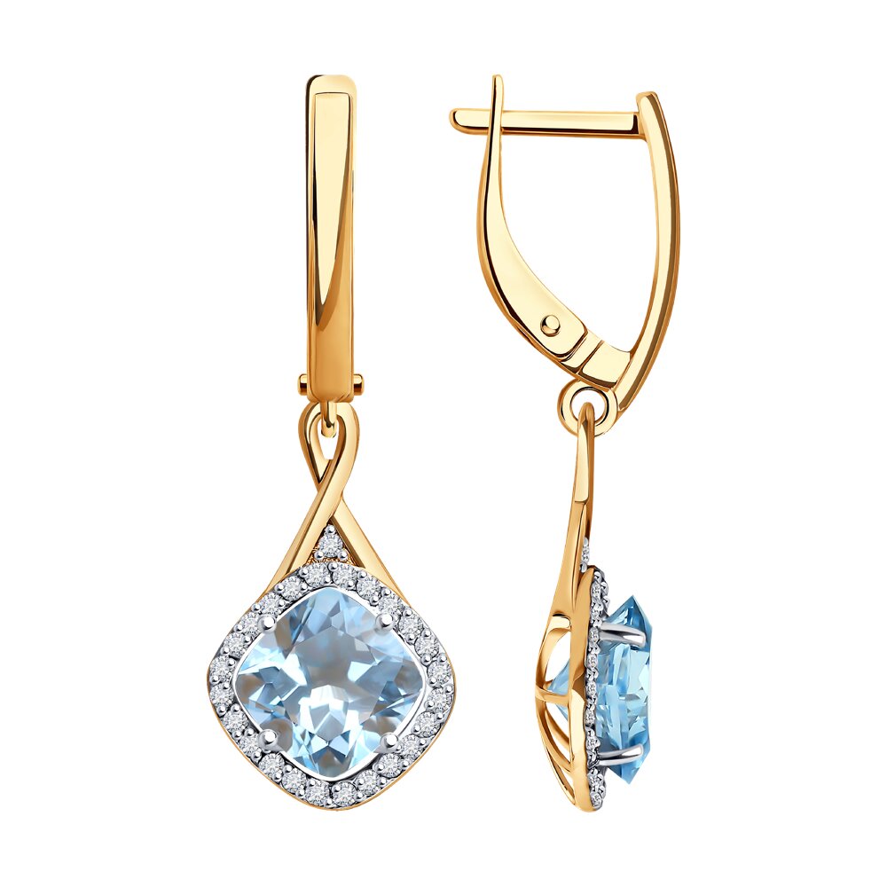 728378 Серьги (Au 585)