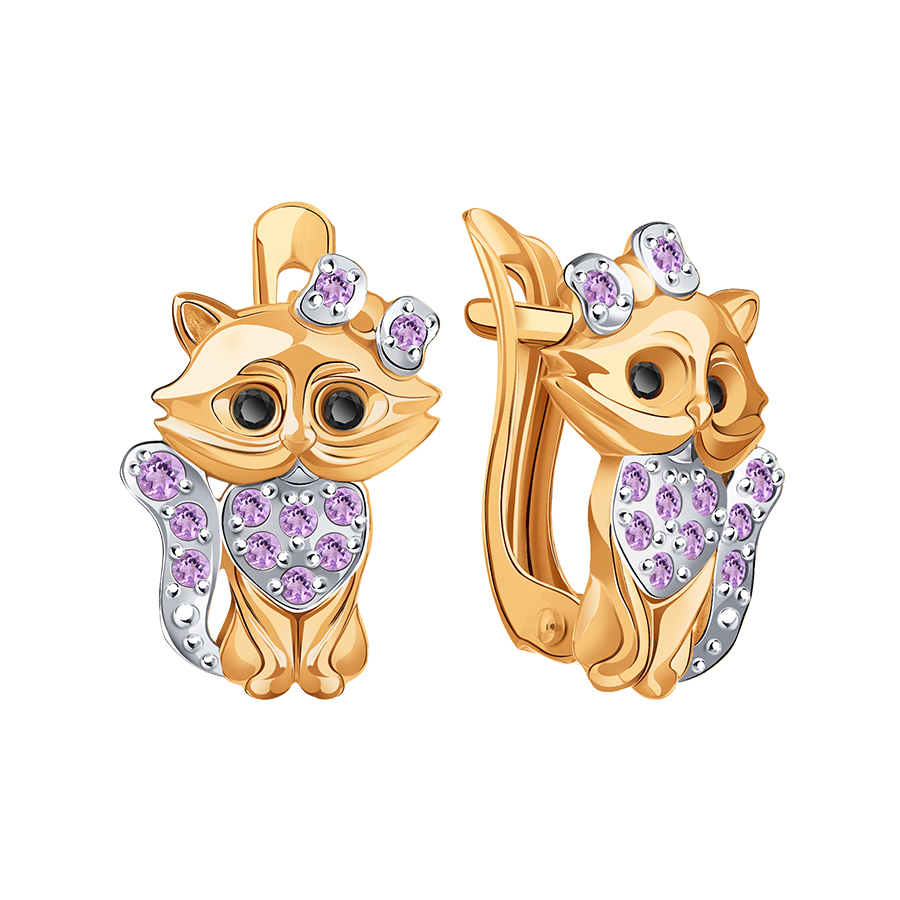 Т147029954 Серьги (Au 585)