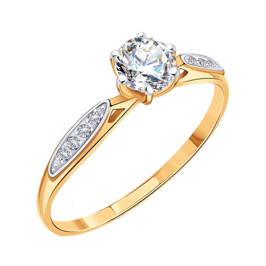 Т142015551 Кольцо (Au 585)