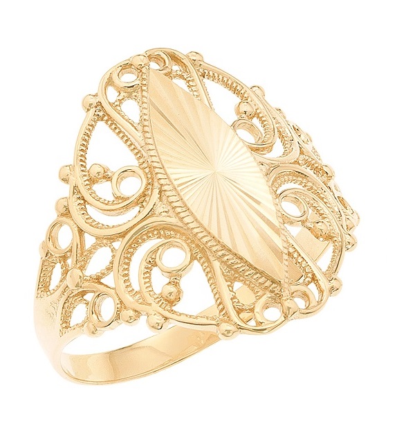 4107А Кольцо (Au 585)