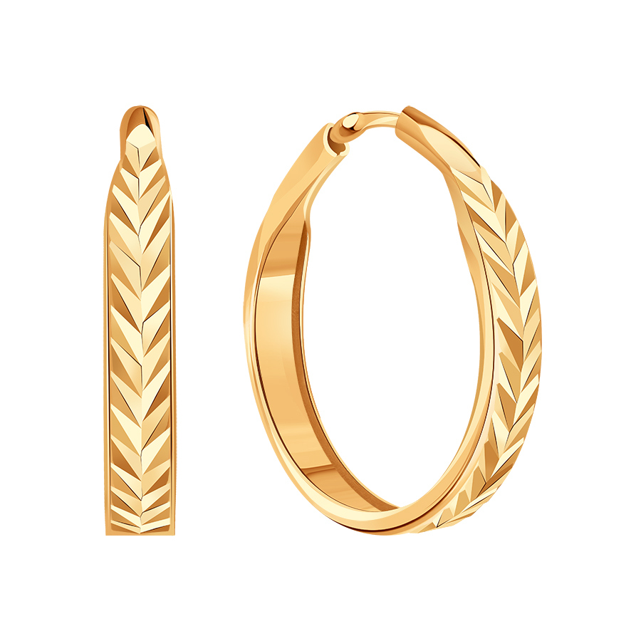 Т10062В693 Серьги (Au 585)