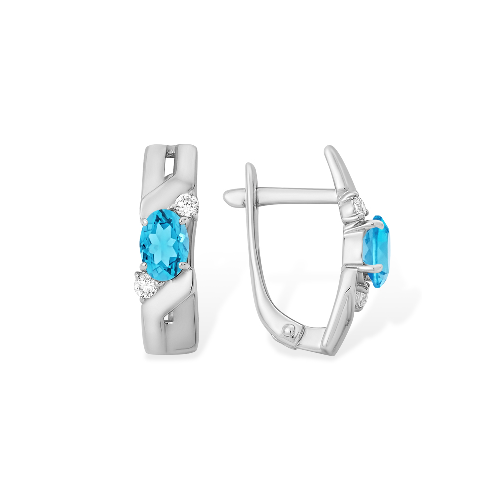 1221013611-3 Серьги (Ag 925)