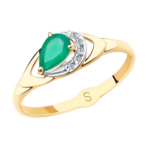 715624 Кольцо (Au 585)