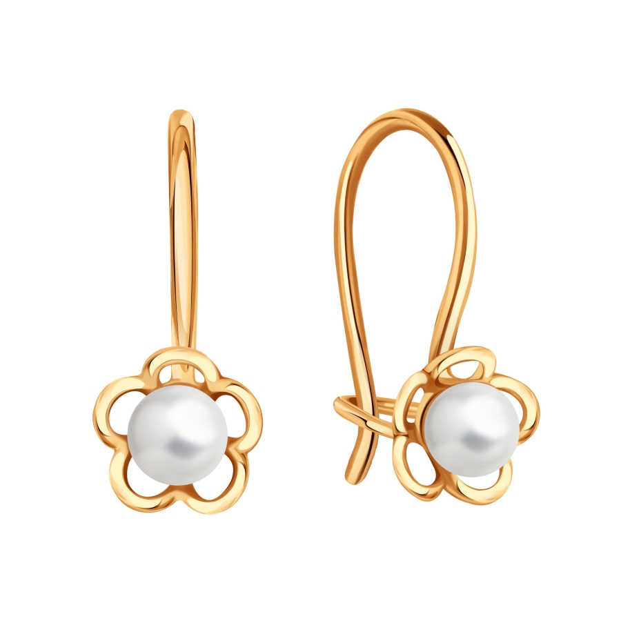 Т10802В717 Серьги (Au 585)